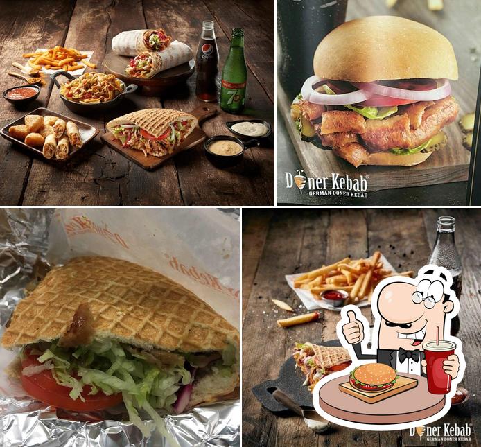 German Doner Kebab restaurant, Abu Dhabi, Al Muneera Restaurant menu