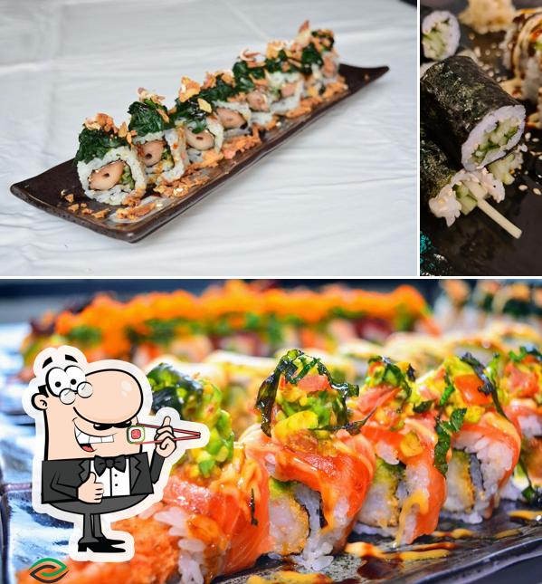 Wählt verschiedene Sushi-Optionen