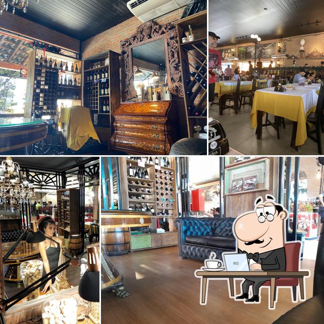 O interior do Churrascaria Boi D'ouro - Mário Covas