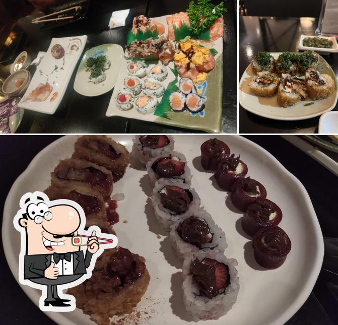 Sushi é um popular refeição originário do Japão