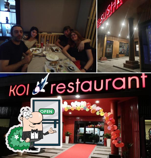 Estas son las imágenes que hay de exterior y comedor en KOI Ristorante Sushi