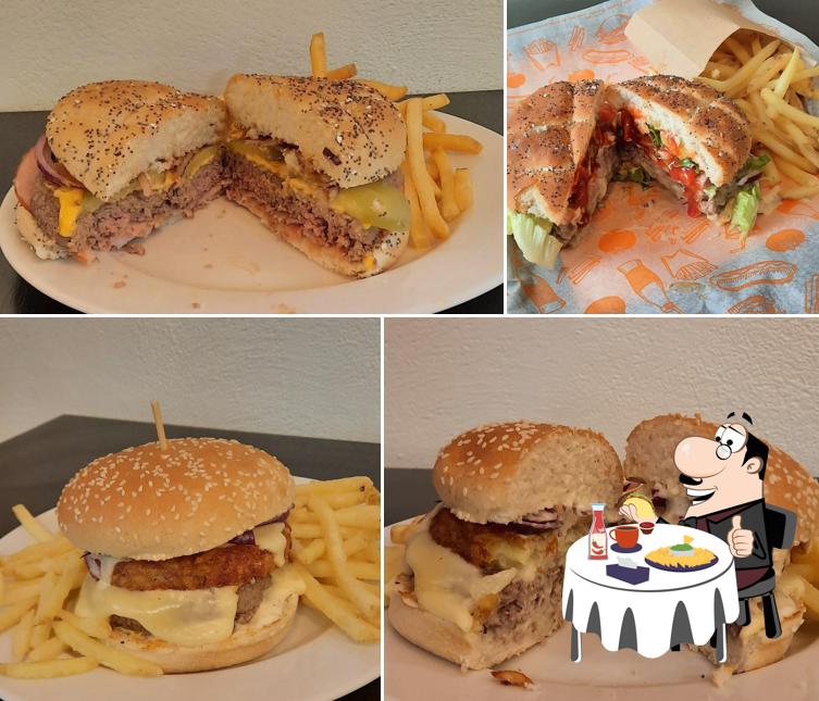 Commandez un hamburger à Le Kroque - Sandwicherie & Chicha Lounge Nancy