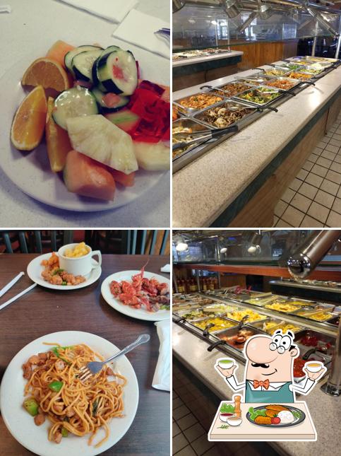 Food at China King Super Buffet