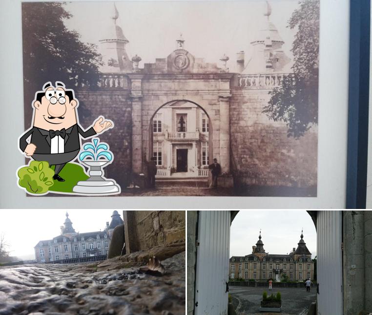 Vous pouvez prendre un bol d'air frais dans l'espace ouvert de Domaine Du Château De Modave