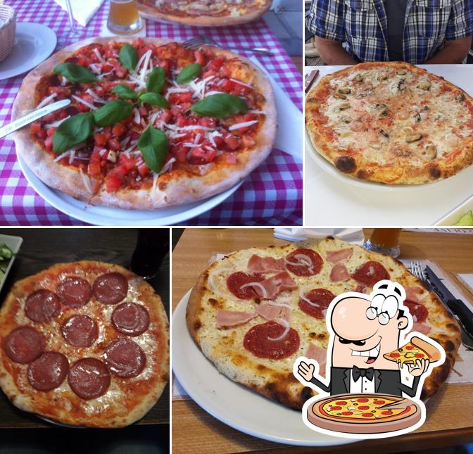 A La Terrazza, vous pouvez commander des pizzas