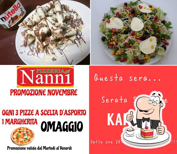 Pizzeria Nannì propone un'ampia selezione di dessert