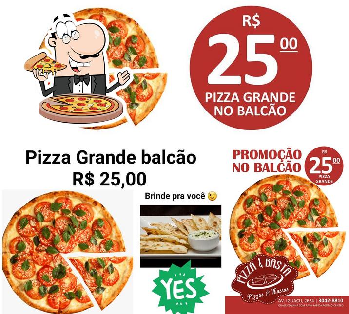 Escolha pizza no Pizza & Basta