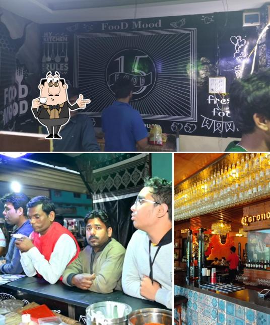 Enjoy a beverage at FM momos