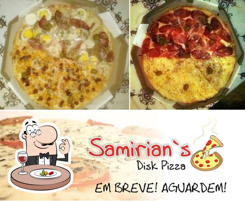 Comida em Samirians Disk Pizza