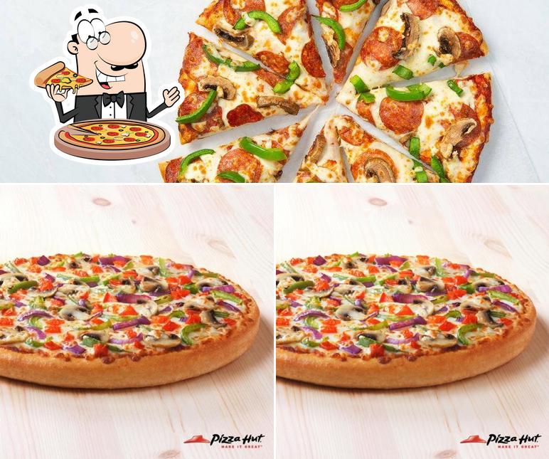 Prenez des pizzas à Pizza Hut