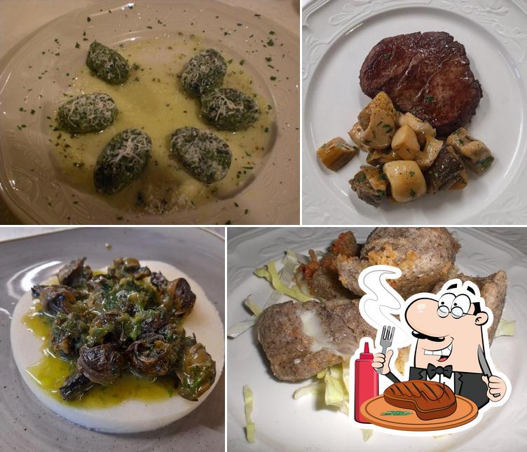 Try out meat meals at Molino del Torchio
