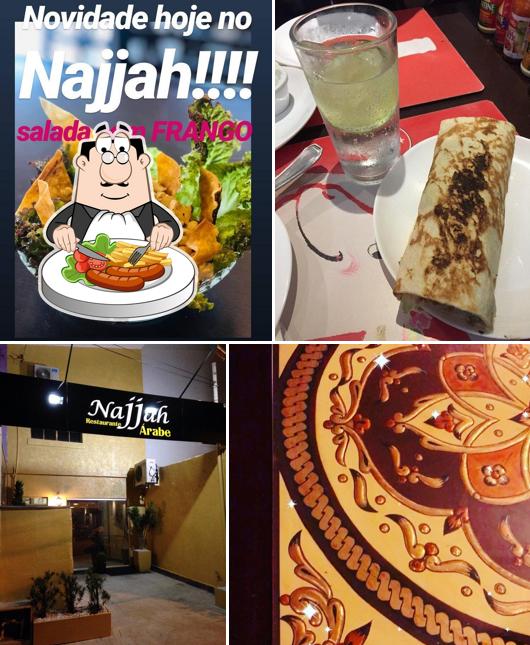 Comida em Najjah Restaurante Árabe