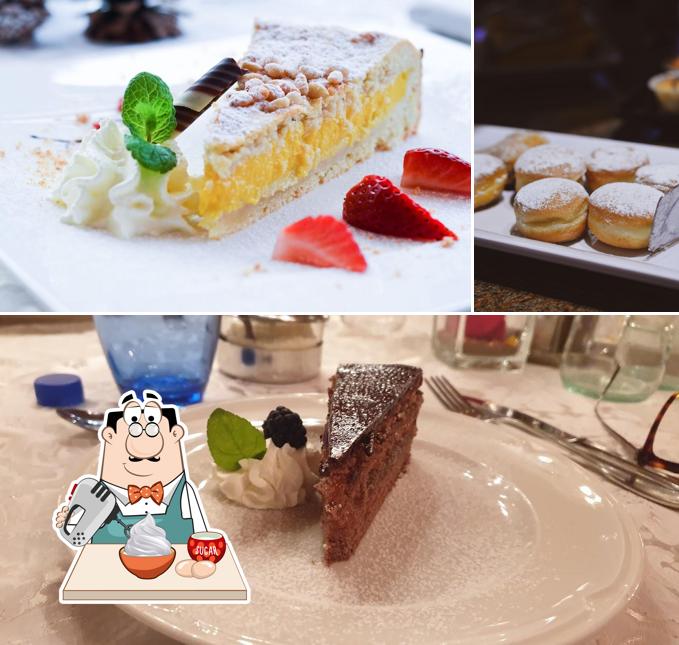 Hotel - Bar - Ristorante Cristallo Andalo serve un'ampia gamma di dessert