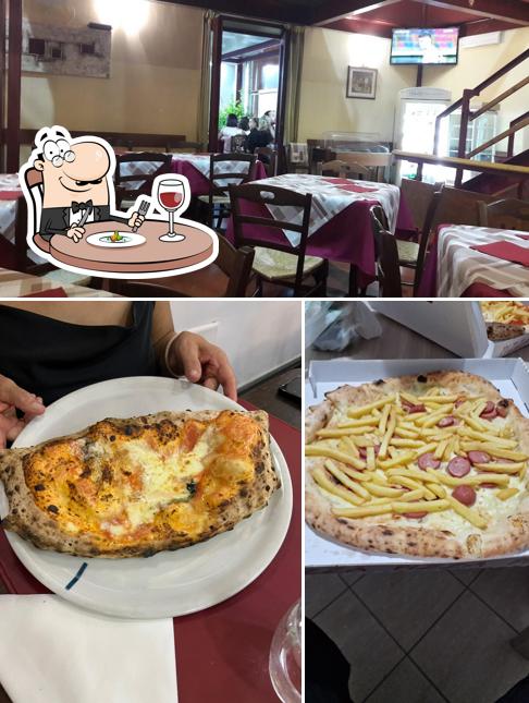 La immagine della cibo e interni di Ristorante Pizzeria F.lli Cuorvo di Mimmo e Gioacchino