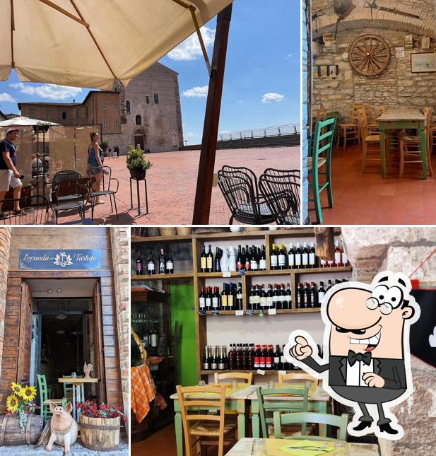 Gli interni di Locanda del Tartufo