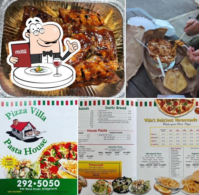 Pizza Villa & Pasta House in Bridgenorth Restaurant menu and reviews