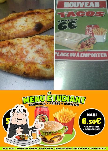 Nourriture à CHICKEN BURGER