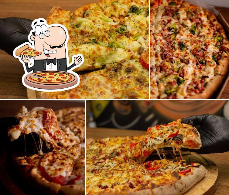 Peça pizza no Pizzaria Santo Grau!