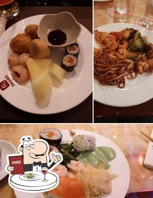 Essen im Restaurant Zhang