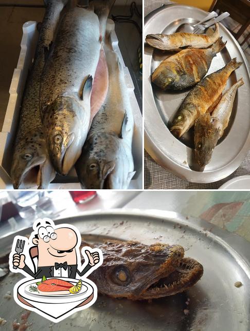 Ristorante Garibaldi serviert eine Speisekarte für Fischliebhaber