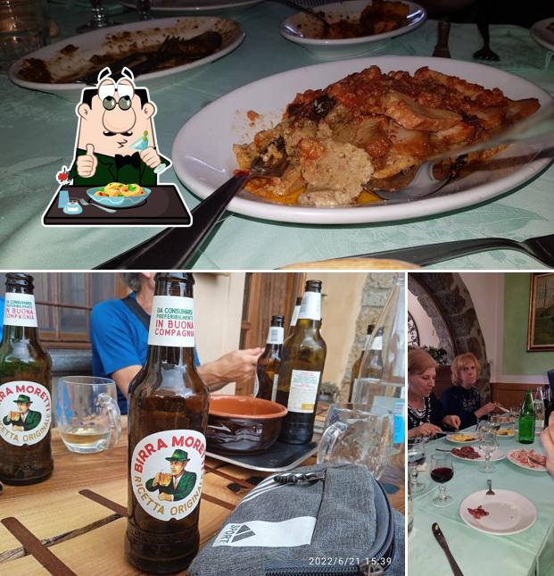 Questa è la foto che raffigura la cibo e tavolo da pranzo di Trattoria Begnis Pierangela