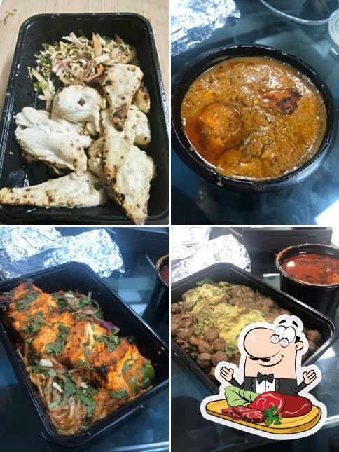 Meat dishes are offered by Indikitchen