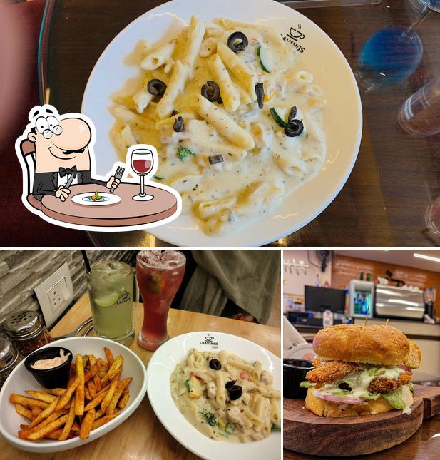 Meals at Cravings Cafe