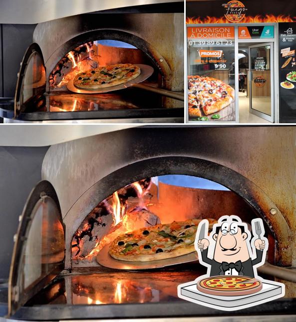 A FUEGO PIZZA, vous pouvez prendre des pizzas