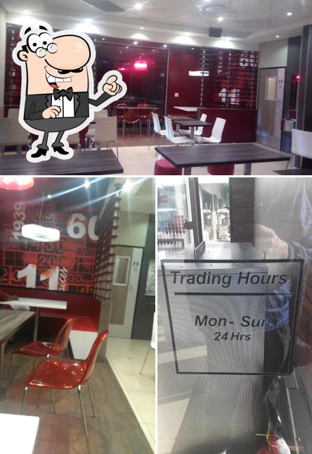 L'intérieur de KFC Hoedspruit