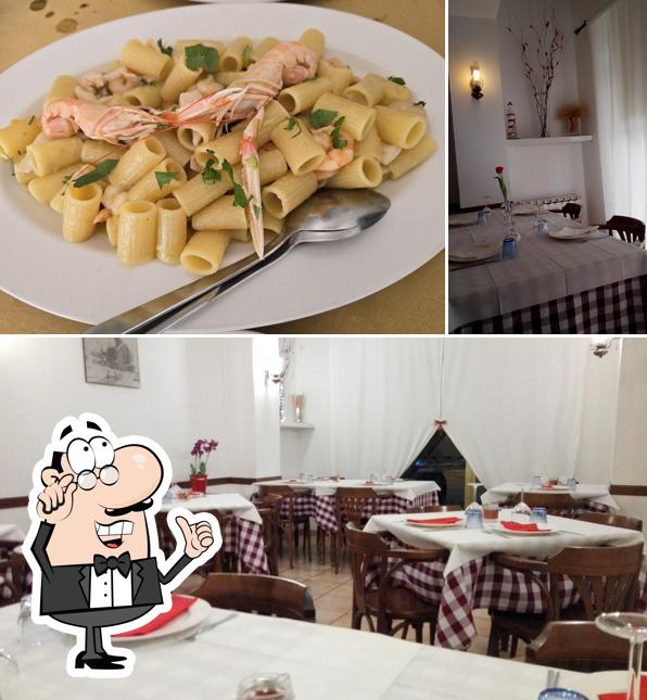 Gli interni di Ristorante Il Granchio. Cucina di mare