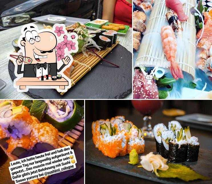 Les sushi sont offerts par Sushi Mi Cologne