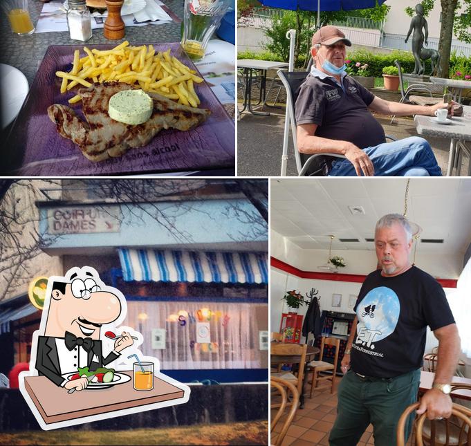La cibo e interni del ristorante