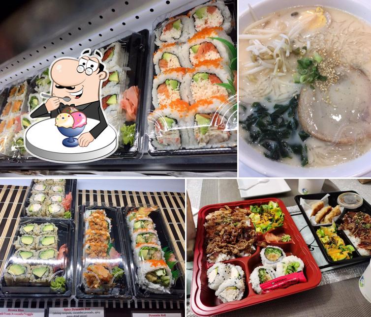 Hiro Sushi Xpress serves a range of sweet dishes