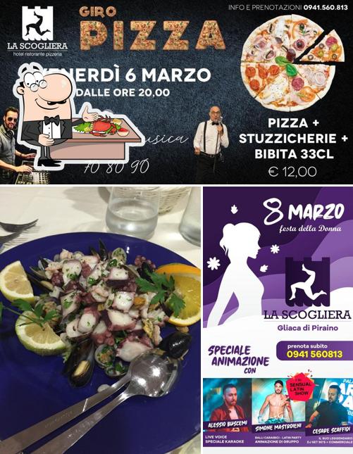 Prova tra i molti prodotti di cucina di mare offerti a La Scogliera