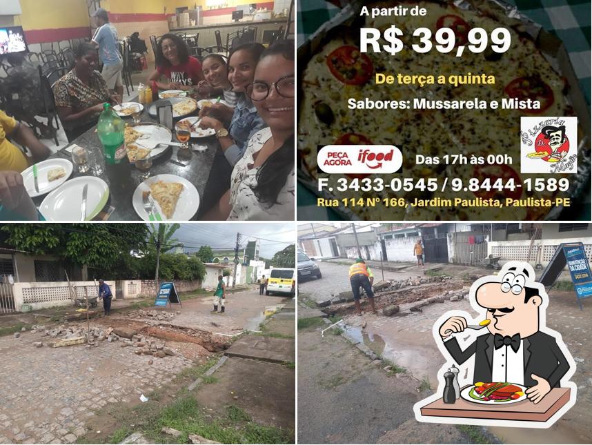 A imagem do Pizzaria Do Magão’s comida e exterior