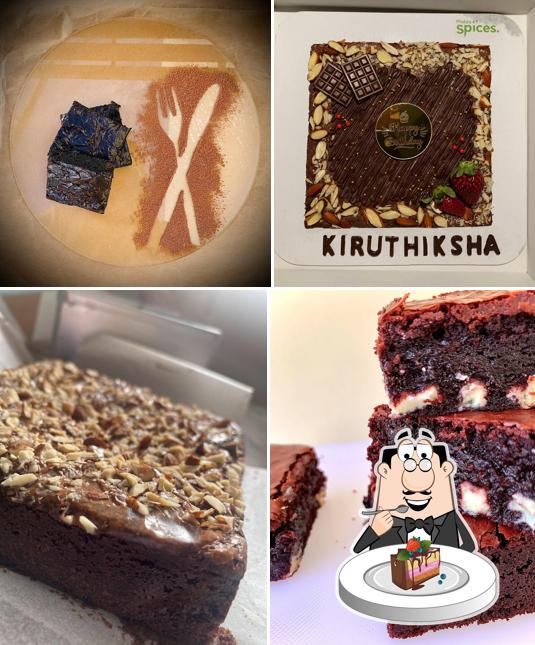 Chocolate cake at Plates of spices (Cakes & Brownies)