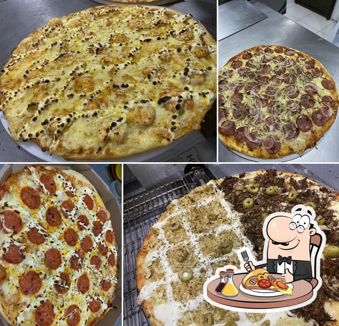 Consiga diferentes variedades de pizza