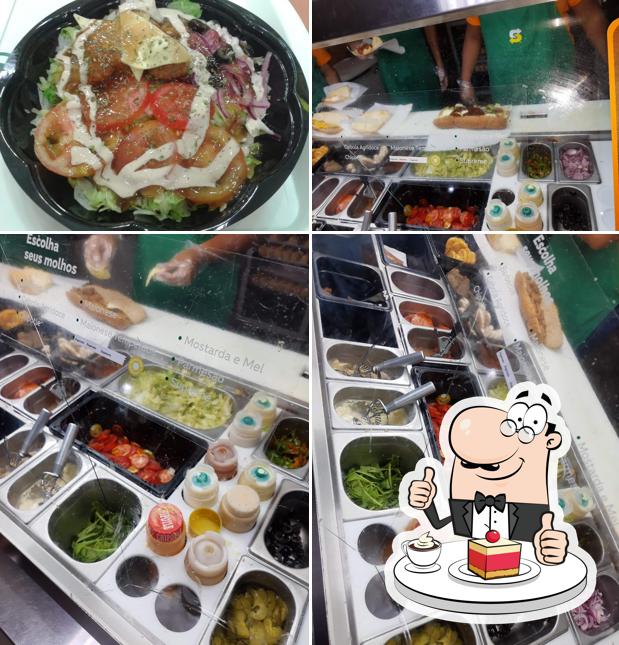 Subway oferece uma seleção de pratos doces