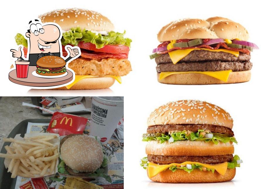 Peça um hambúrguer no McDonald's