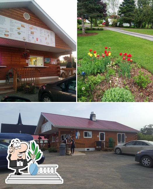 L'extérieur de Carl's Dairy Bar