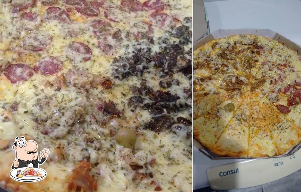 Escolha pizza no Da Casa Hamburgueria E Pizzaria