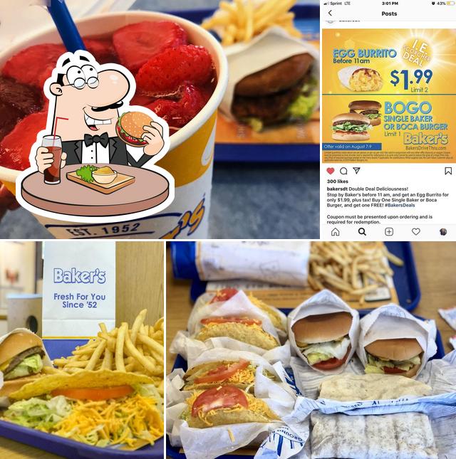 Baker's DriveThru, 15083 Bear Valley Rd in Hesperia Restaurant menu