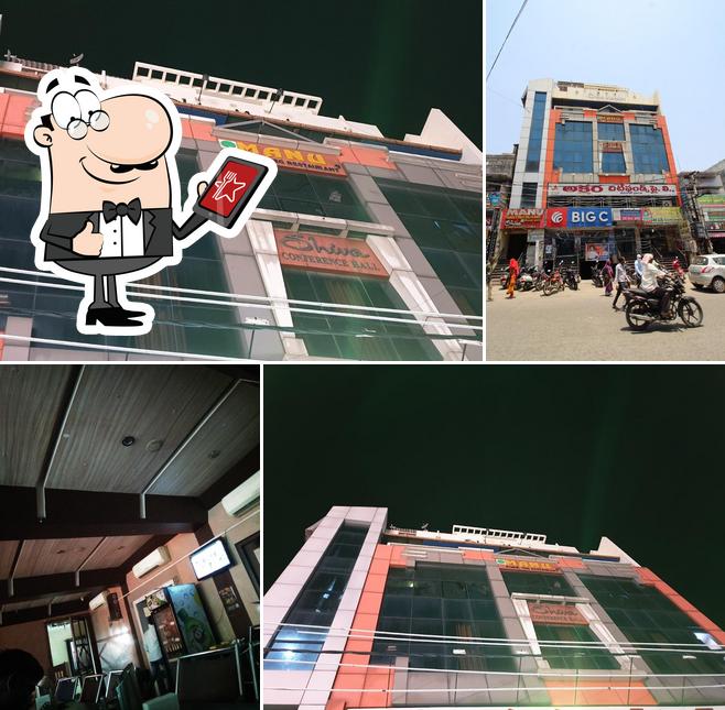 The exterior of Manu family Resturant