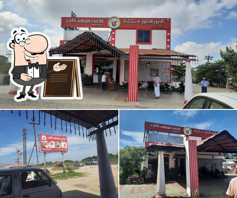 Enjoy the view outside Cafe Udupi Ruchi