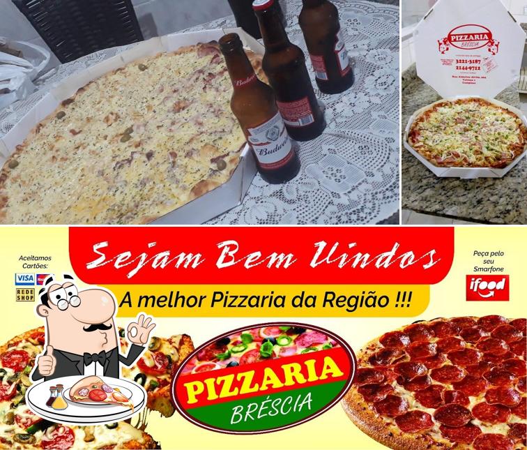 No Pizzaria Bréscia, você pode desfrutar de pizza