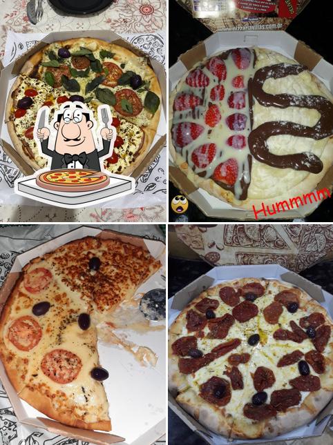 Consiga diferentes tipos de pizza