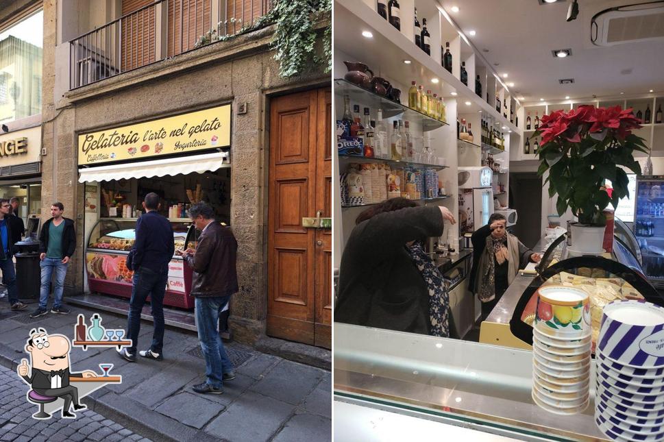 L'intérieur de L'Arte nel Gelato