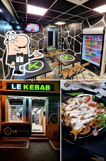 La photo de la intérieur et nourriture de LE KEBAB’s