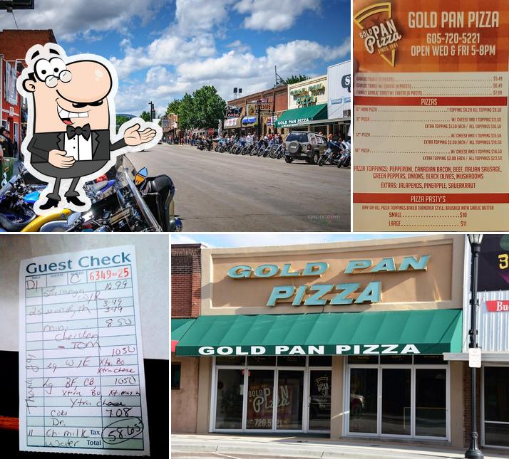 Gold Pan Pizza in Sturgis Restaurant menu and reviews