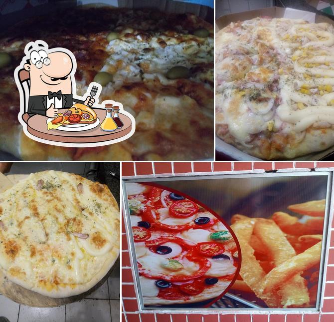 Escolha pizza no Iphome Pizzaria e Batataria